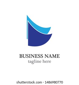 Boat logo template icon design