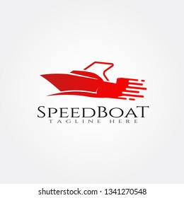 Boat logo template, ship icon design,illustration element -vector