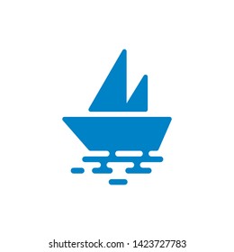 Boat logo template vector icon design