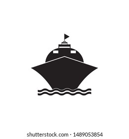 Boat logo template vector icon design