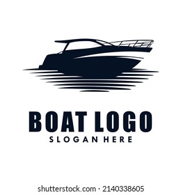 Boat logo template vector illustration
