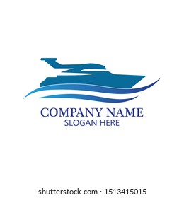 boat logo template,ship icon design,illustration element-vector