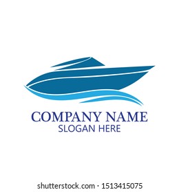 boat logo template,ship icon design,illustration element-vector