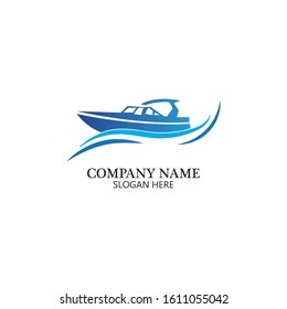 boat logo template,ship icon design,illustration element vector