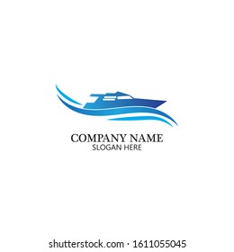 boat logo template,ship icon design,illustration element vector