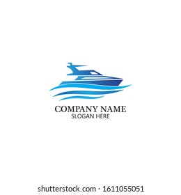 Ocean Ship Sign Concept Sea Boat Stock Vector (Royalty Free) 224349970 ...