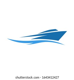 boat logo template,ship icon design,illustration element-vector