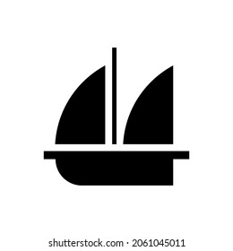 boat logo vector design template