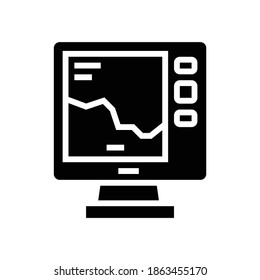 boat navigation equipment glyph icon vector. boat navigation equipment sign. isolated contour symbol black illustration