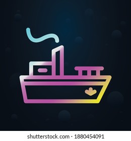 Boat nolan icon. Simple thin line, outline vector of seaside icons for ui and ux, website or mobile application