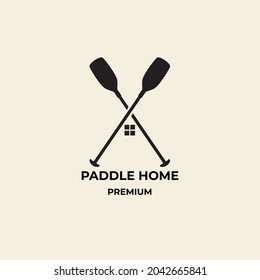 BOAT  Oar  RIVER  LOGO  VECTOR  SYMBOL  ICON  ILLUSTRATION  MINIMALIST  DESIGN