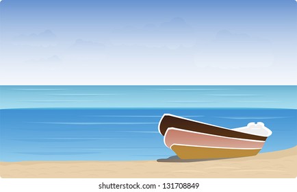Boat on the beach