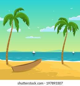 Boat on the beach