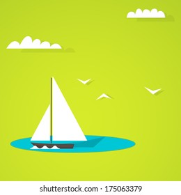 Boat on the lake