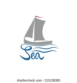 boat on the wave
