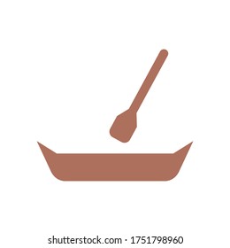 Boat, paddle icon. Simple color vector elements of free time icons for ui and ux, website or mobile application