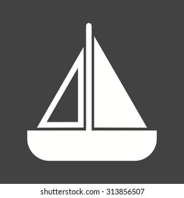 Boat, paper, toy icon vector image.Can also be used for toy and games. Suitable for mobile apps, web apps and print media.