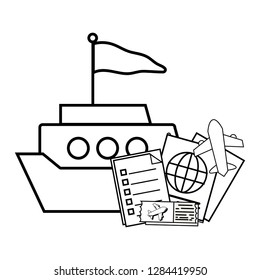 boat and passport