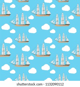 Boat pattern Seamless