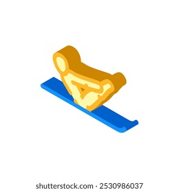 boat pose navasana yoga isometric icon vector. boat pose navasana yoga sign. isolated symbol illustration