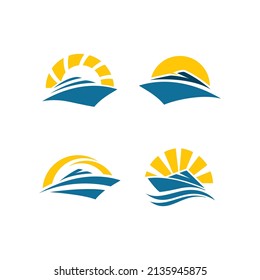 Kollektion für das Design von Logos für Boote
