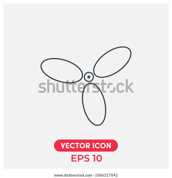 Boat\
propeller sign icon vector, ship symbol vector illustration for web\
and mobil app isolated on light\
background\
