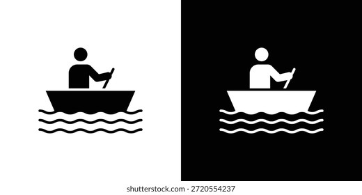 Icono de la regata. Pictograma simple de alta calidad. Estilo sólido moderno