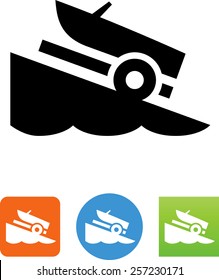 Boat ramp icon