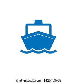 Boat, sail, sailing, ship, yacht icon. Vector illustration, flat design.