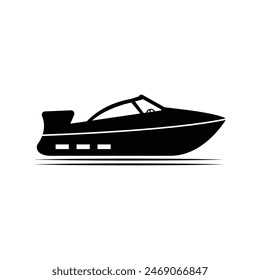 Boat, sail, sailing, ship, yacht icon. Vector illustration, flat design.