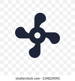 Boat Screw transparent icon. Boat Screw symbol design from Nautical collection. Simple element vector illustration on transparent background.