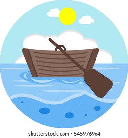 Boat in the sea