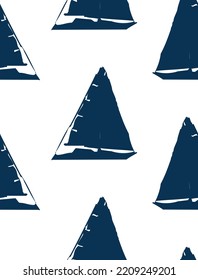 Boat seamless pattern Vector Image