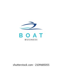 Boat ship icon logo design inspiration