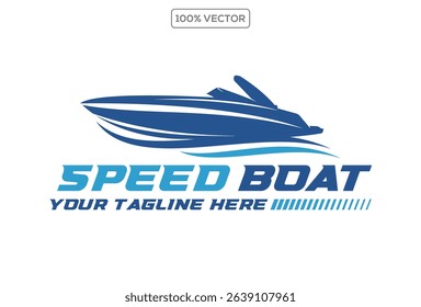Boat ship logo design vector illustration template