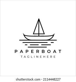 boat ship logo vector illustration