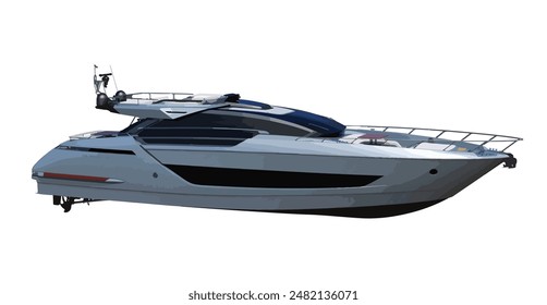 boat ship sea art 3d toy design icon logo sign vector fast speed motor