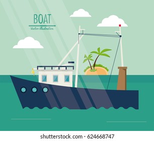 boat ship sea design