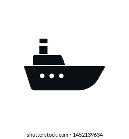Boat Ship Sea Marine vector icon