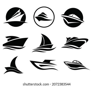 Schiff-Seeschifffahrt, Vektorsymbol