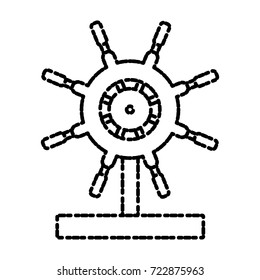 Boat ship wheel
