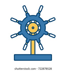 Boat ship wheel
