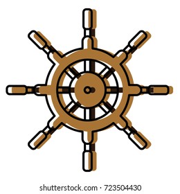 Boat ship wheel