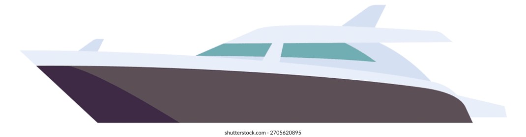 A boat is shown in a white background