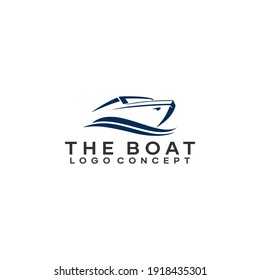 Boat Speedboat Logo Template Vector 