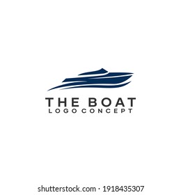 Boat Speedboat Logo Template Vector 