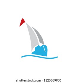 Boat Summer Logo Icon Design