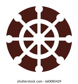 boat timon isolated icon