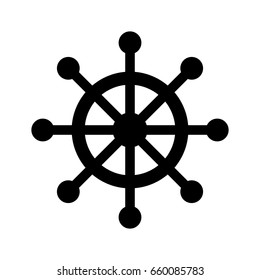 boat timon isolated icon