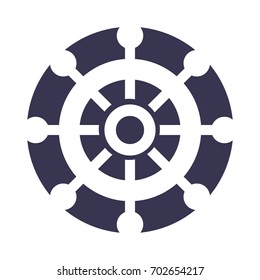 boat timon isolated icon